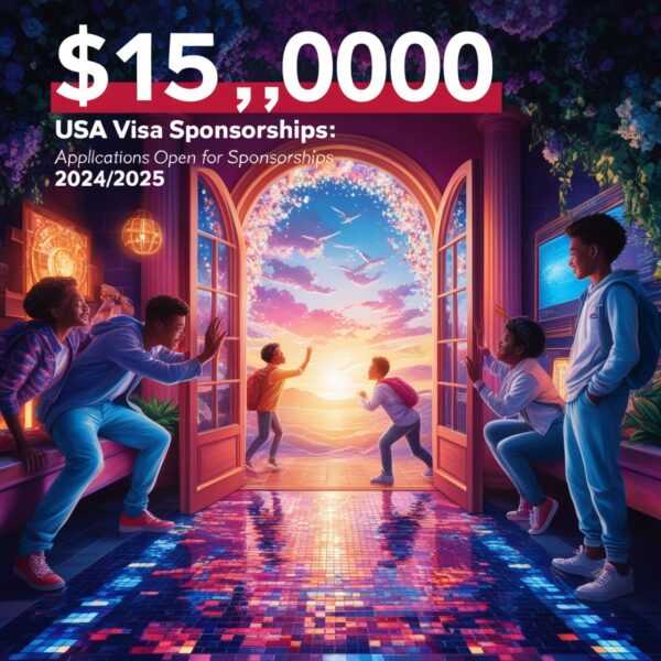 $15,000 USA Visa Sponsorships: Applications Open for 2024/2025